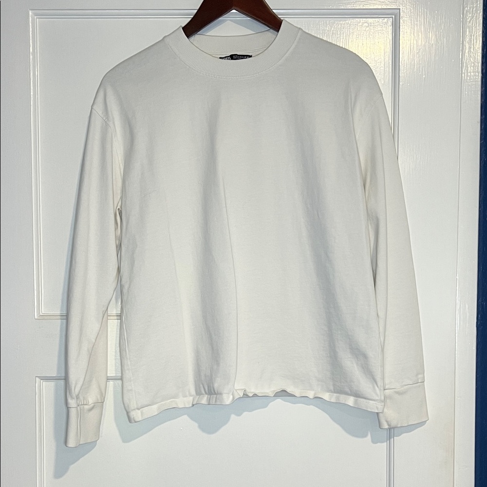 Zara Cream Long Sleeve Tee